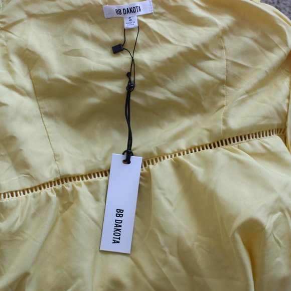 NWT BB Dakota Eyelet Lace One Shoulder Dress - Picture 4 of 4